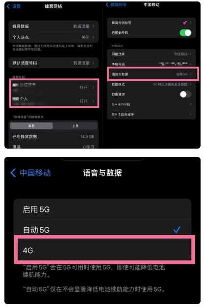 湖州苹果手机维修分享iPhone14如何切换4G/5G? iPhone14 5G网络切换方法 